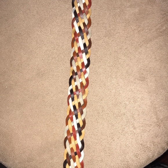 Genuine Leather Multi-Colored Capezio Belt - Size: Small - Picture 7 of 9